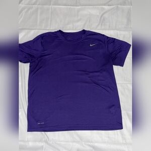 Nike Men's Short Sleeve Purple Tee